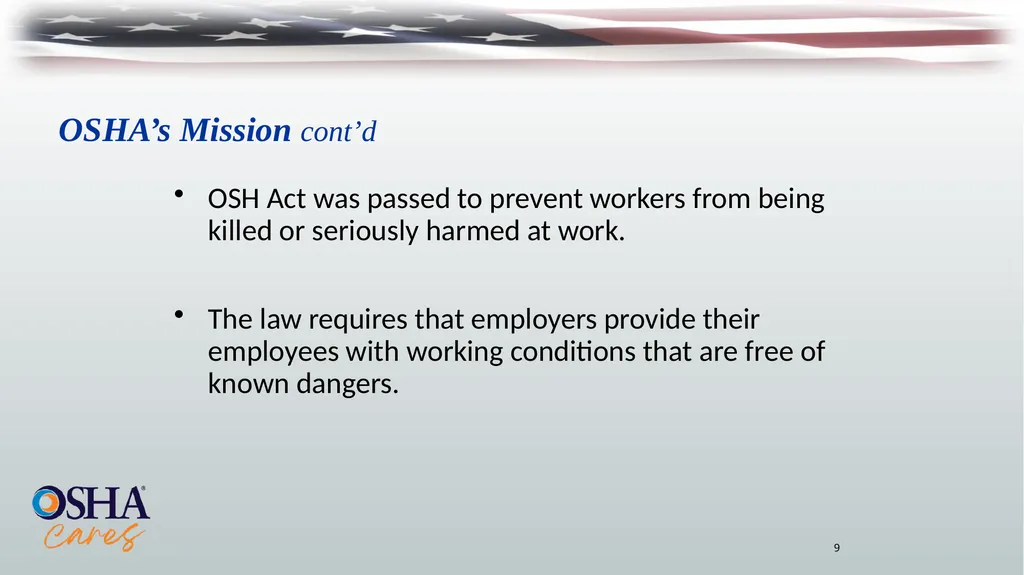 Lesson Overview Purpose: To provide workers with - slide 9 of 38