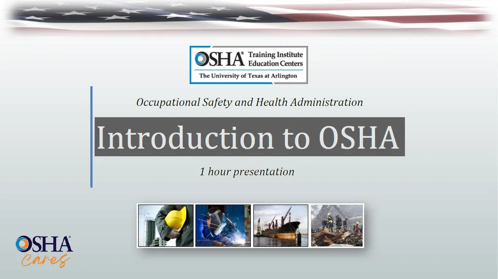 Lesson Overview Purpose: To provide workers with - slide 1 of 38