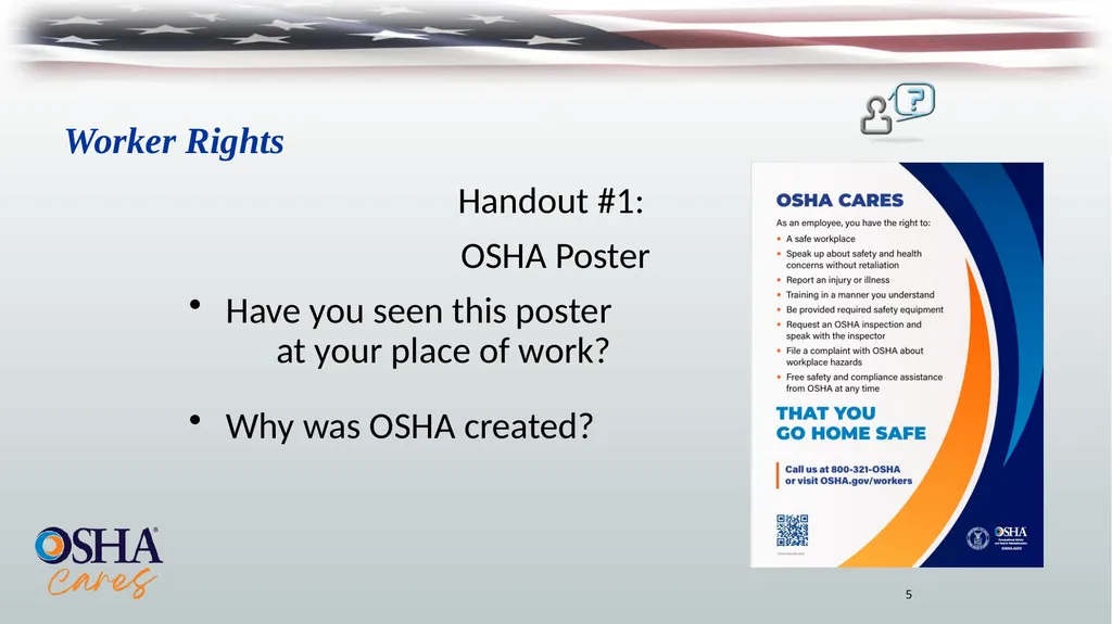 Lesson Overview Purpose: To provide workers with - slide 5 of 38