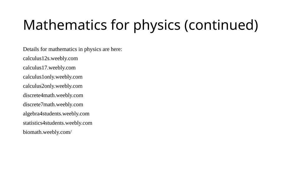 Classical mechanics Classical mechanics is among - slide 92 of 92