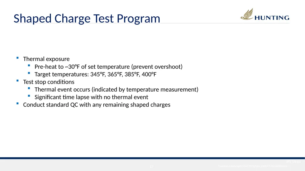 International Perforating Symposium (IPS) 2016 - slide 17 of 26