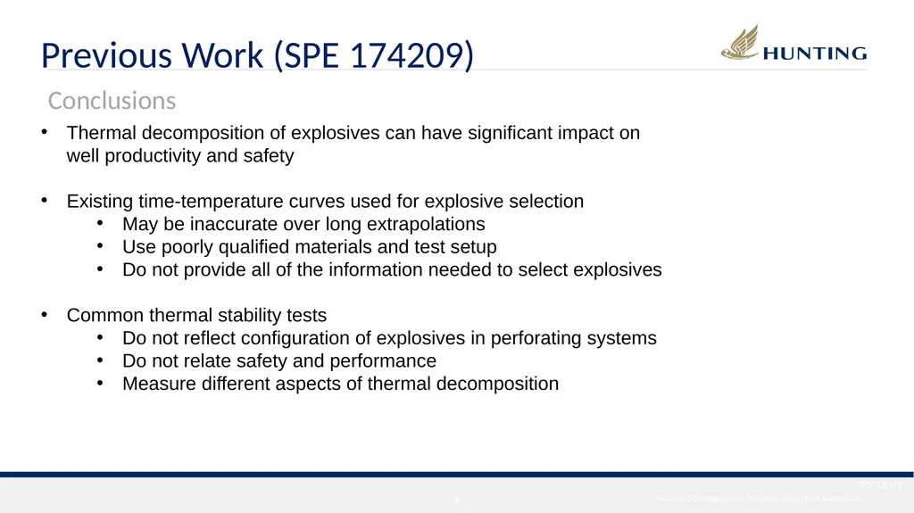 International Perforating Symposium (IPS) 2016 - slide 8 of 26