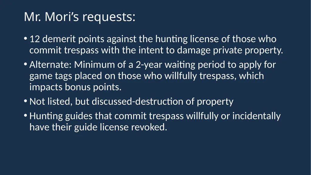 Nevada Department of Wildlife Kristy Knight Chief - slide 3 of 14