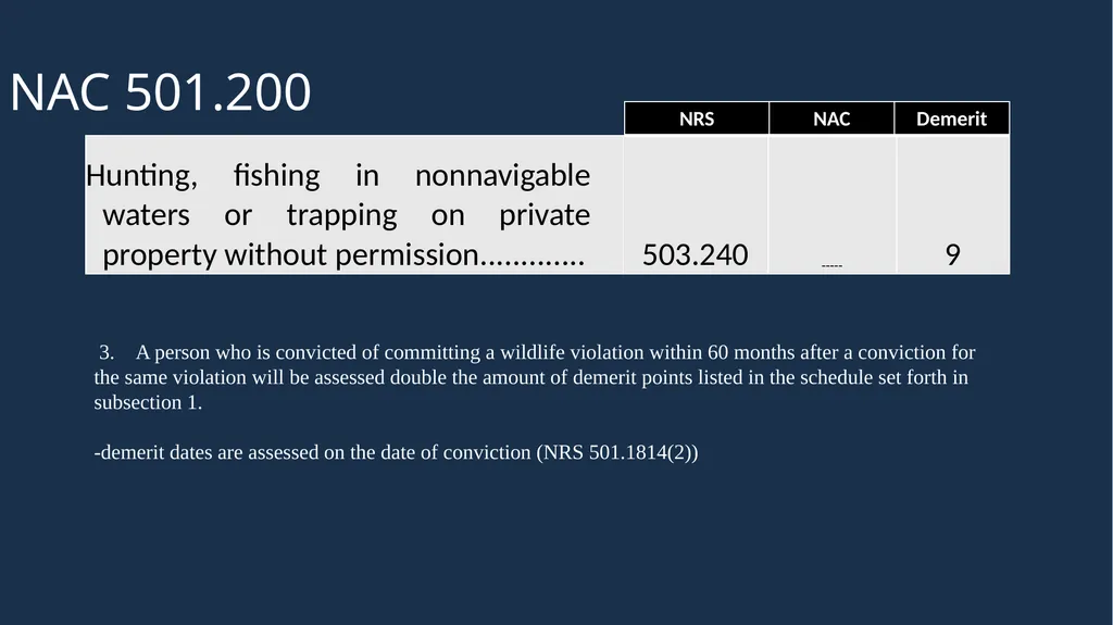 Nevada Department of Wildlife Kristy Knight Chief - slide 5 of 14