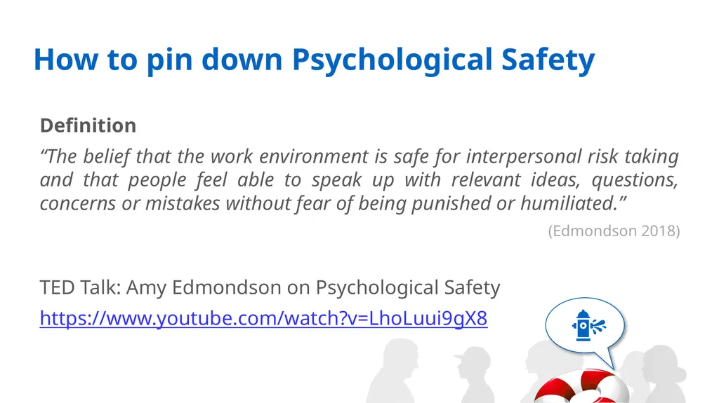 Psychological Safety for Improvement: - Enabling - slide 7 of 19