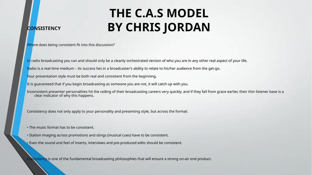 Broadcasting Basics and Methodologies UNIT 1 - slide 13 of 21