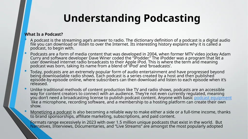 Broadcasting Basics and Methodologies UNIT 1 - slide 10 of 21