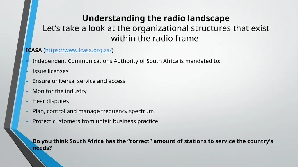 Broadcasting Basics and Methodologies UNIT 1 - slide 3 of 21