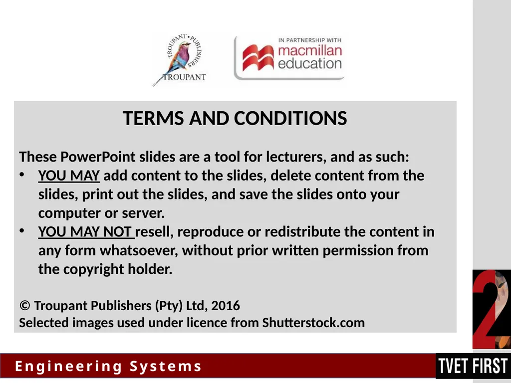 TERMS AND CONDITIONS These PowerPoint slides are a - slide 1 of 57