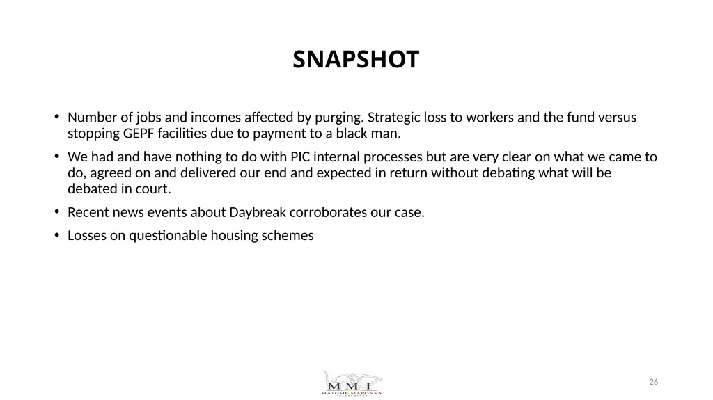 Request for intervention from Standing Committee - slide 26 of 32