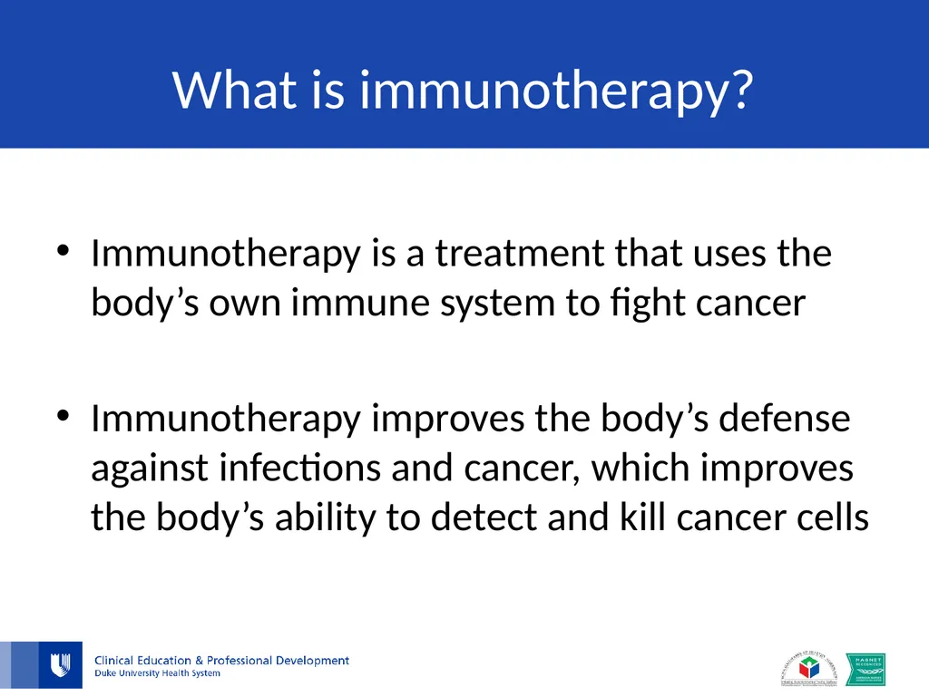 CAR T-cell Therapy What is CAR T-cell therapy? - slide 3 of 10