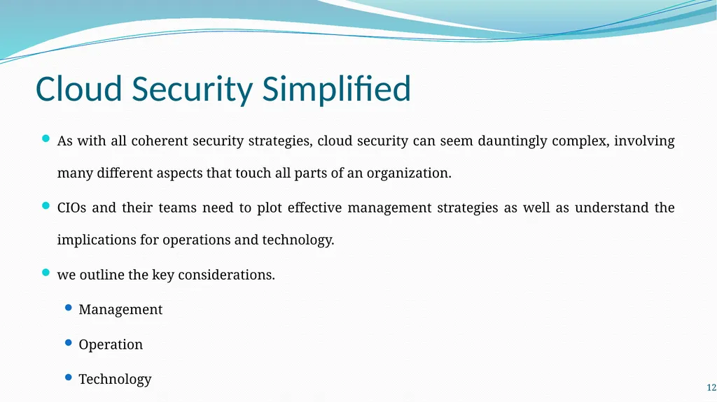 LM12 Cloud (Computing) Security Dr. Liang Zhao - slide 12 of 17