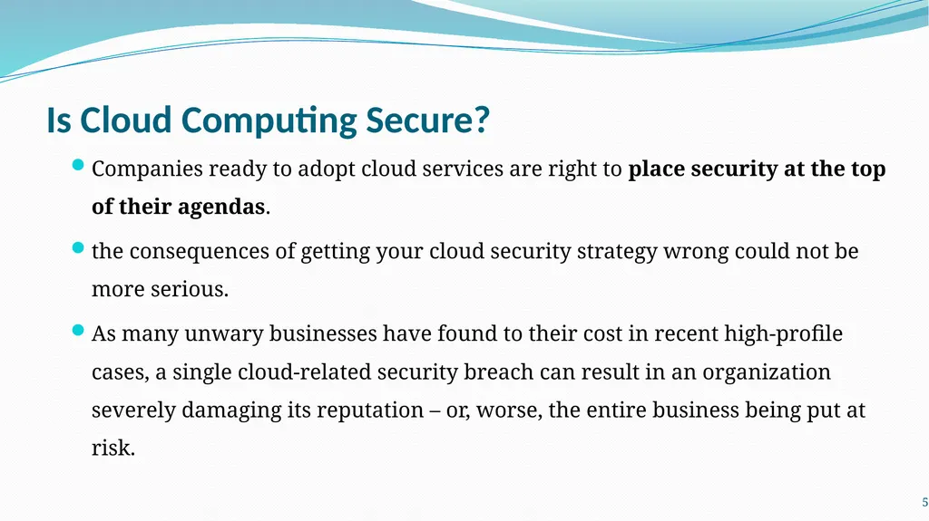 LM12 Cloud (Computing) Security Dr. Liang Zhao - slide 5 of 17
