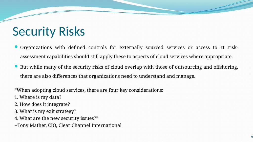 LM12 Cloud (Computing) Security Dr. Liang Zhao - slide 9 of 17