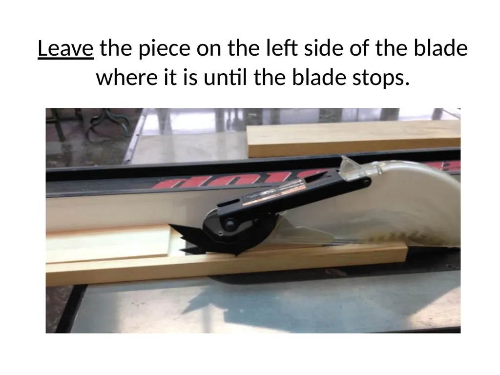 Table Saw (Circular Saw) Thanks to Tom Bockman for - slide 20 of 34