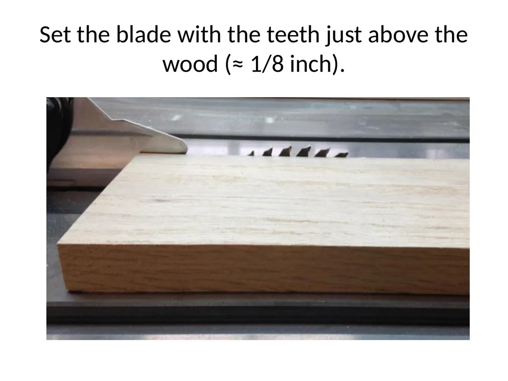 Table Saw (Circular Saw) Thanks to Tom Bockman for - slide 13 of 34