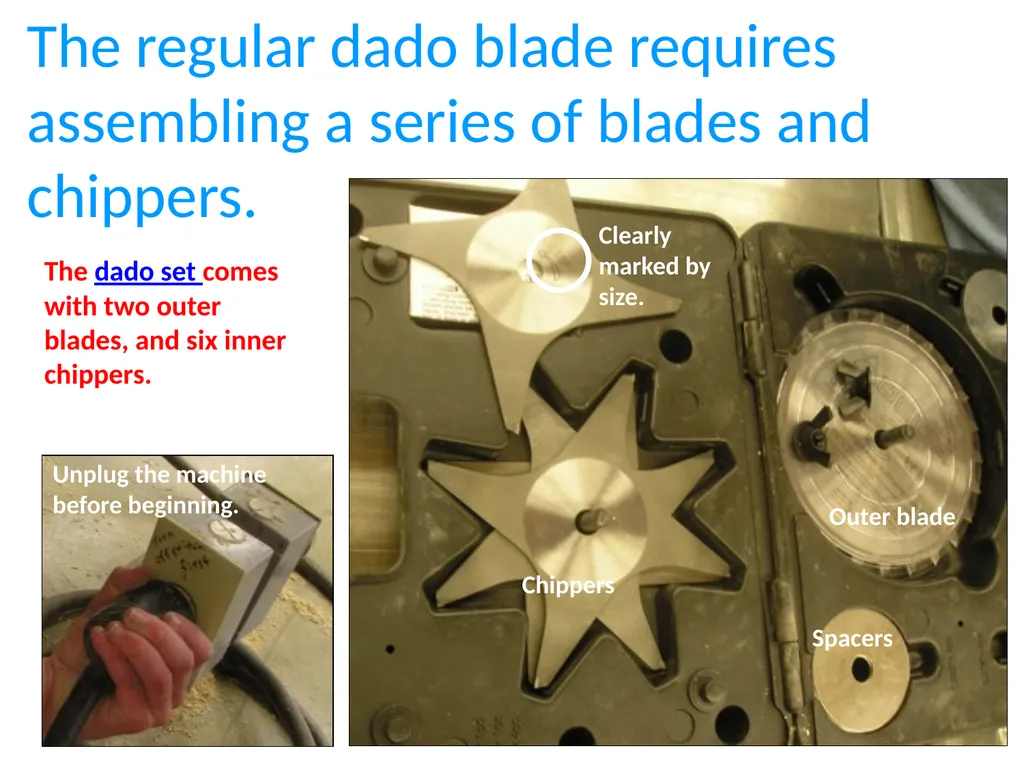 Table Saw (Circular Saw) Thanks to Tom Bockman for - slide 31 of 34