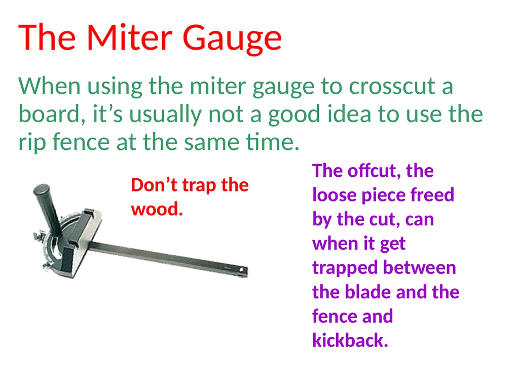 Table Saw (Circular Saw) Thanks to Tom Bockman for - slide 11 of 34