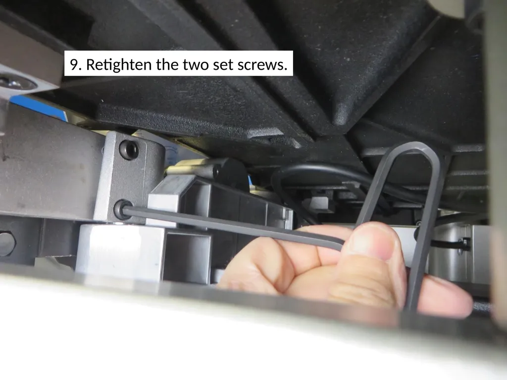 Delta Contractors Saw 36-725 Blade alignment to - slide 8 of 10