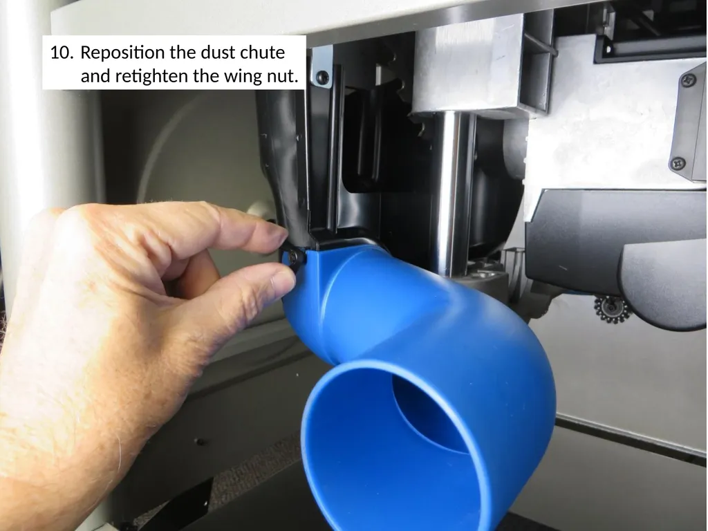 Delta Contractors Saw 36-725 Blade alignment to - slide 9 of 10