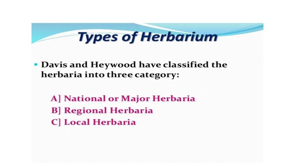 HERBARIUM PREPARATION OF HERBARIUM SHEETS, - slide 10 of 38