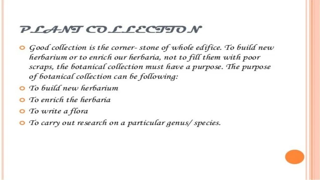 HERBARIUM PREPARATION OF HERBARIUM SHEETS, - slide 14 of 38