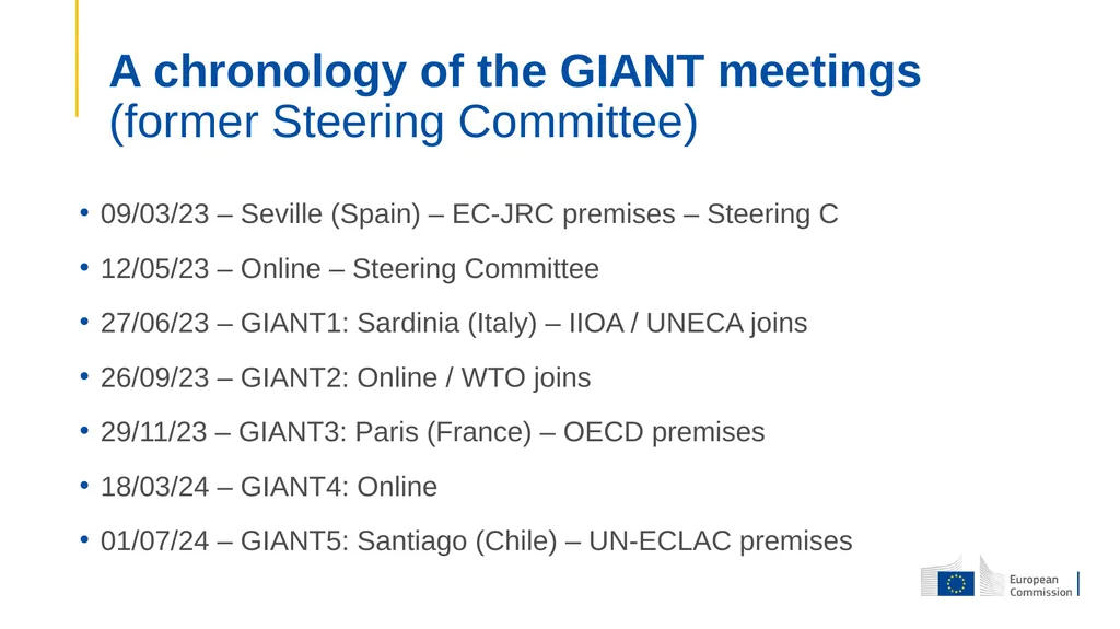 The GIANT initiative 30th International - slide 8 of 17