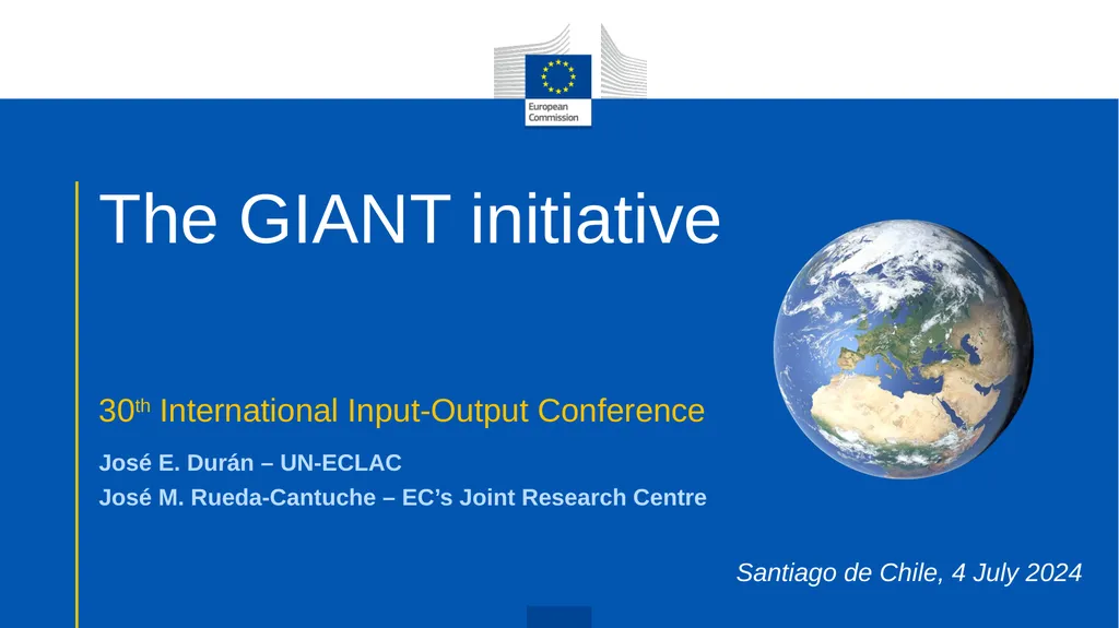 The GIANT initiative 30th International - slide 1 of 17