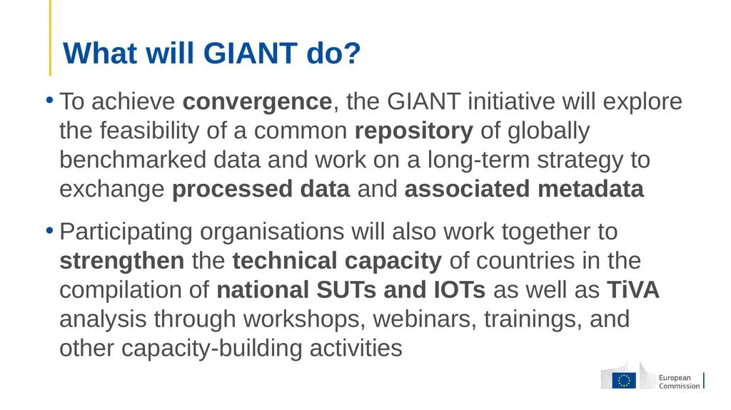 The GIANT initiative 30th International - slide 7 of 17