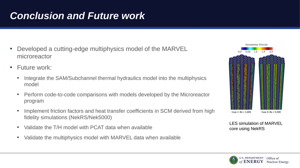 Modeling the MARVEL Microreactor Using NEAMS Tools - slide 8 of 9