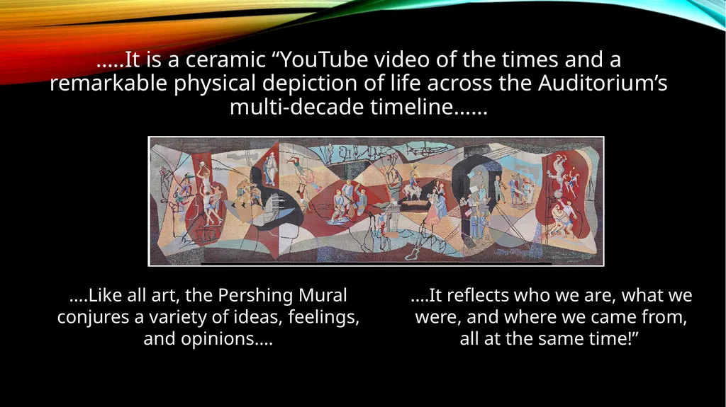 Pershing Mural Writing an Artist Statement for the - slide 20 of 24