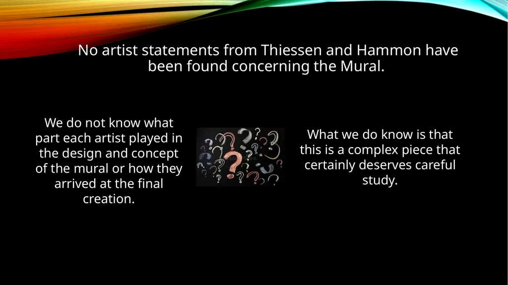 Pershing Mural Writing an Artist Statement for the - slide 9 of 24