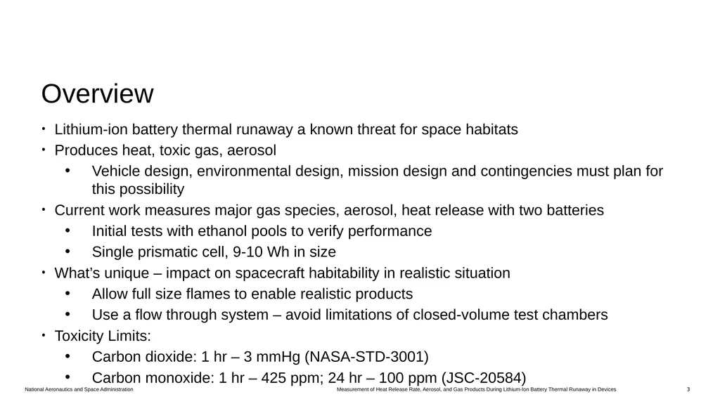 Measurement of Heat Release Rate, Aerosol, and Gas - slide 3 of 18