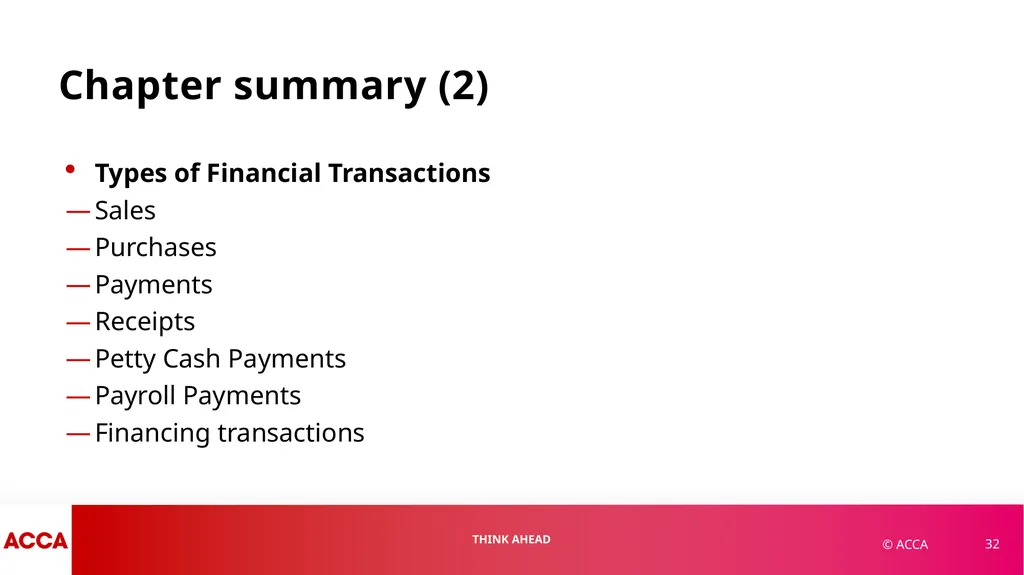 Chapter 1 Financial Statements and Financial - slide 32 of 37