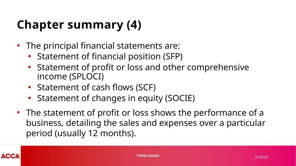 Chapter 1 Financial Statements and Financial - slide 34 of 37