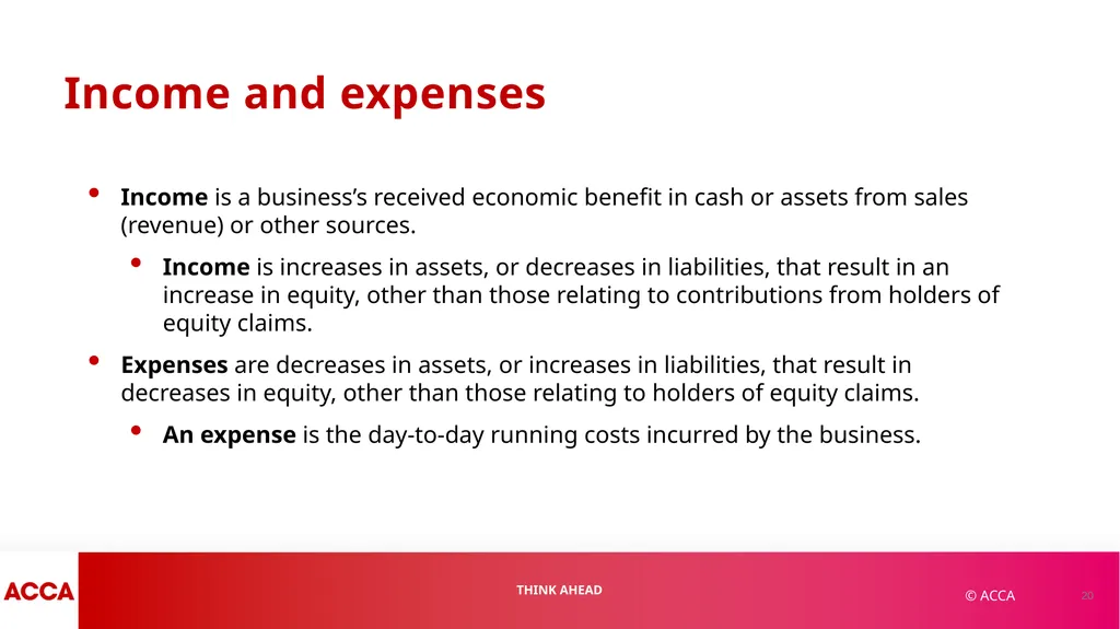 Chapter 1 Financial Statements and Financial - slide 20 of 37