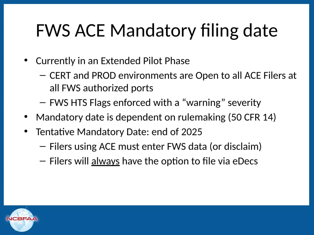 U.S. Fish & Wildlife Service Program Sponsored by - slide 3 of 10