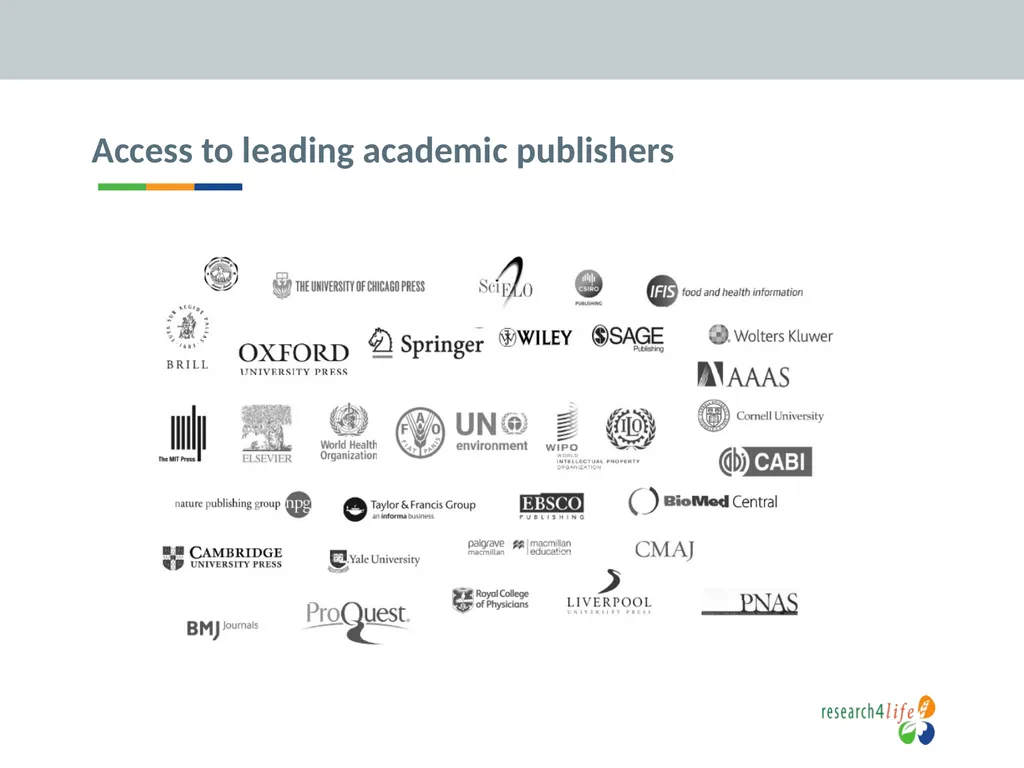 Research4Life: reducing the scientific knowledge - slide 5 of 23