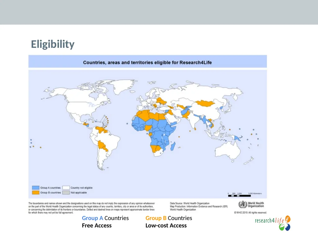 Research4Life: reducing the scientific knowledge - slide 8 of 23