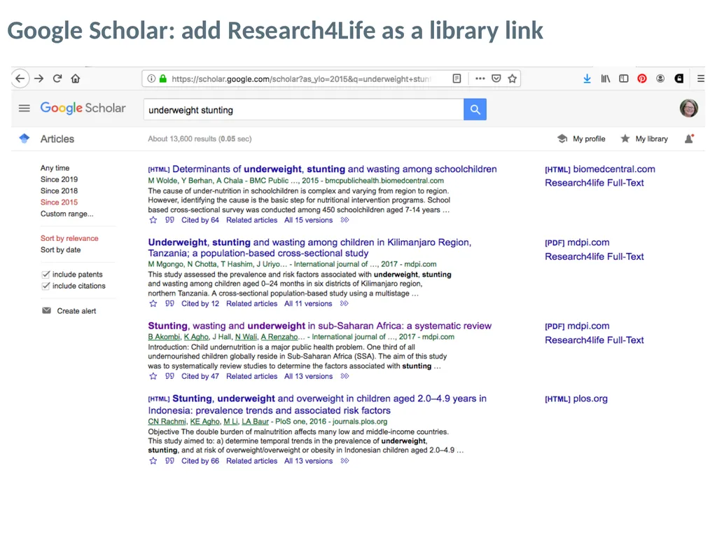 Research4Life: reducing the scientific knowledge - slide 18 of 23