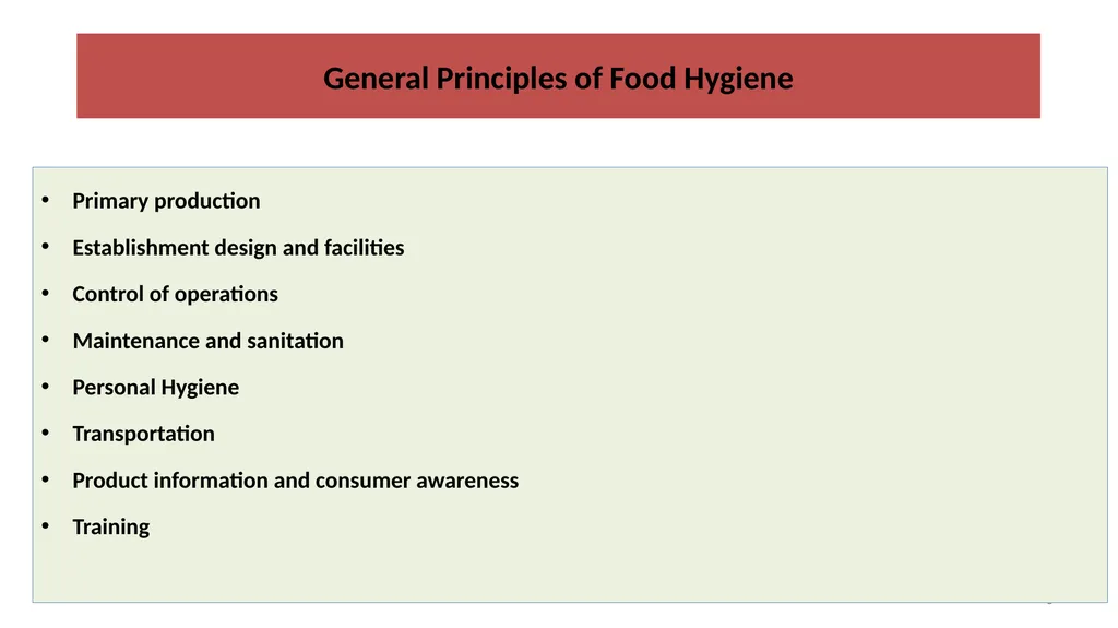 Unit 1 VETERINARY PUBLIC HEALTH AND FOOD SAFETY - slide 6 of 15