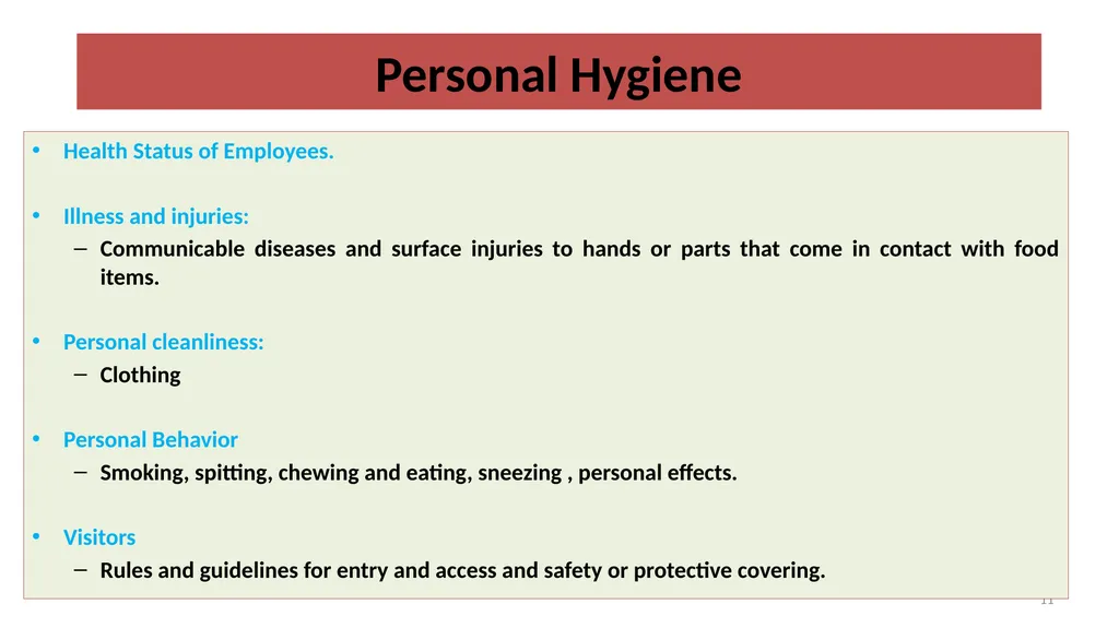 Unit 1 VETERINARY PUBLIC HEALTH AND FOOD SAFETY - slide 11 of 15