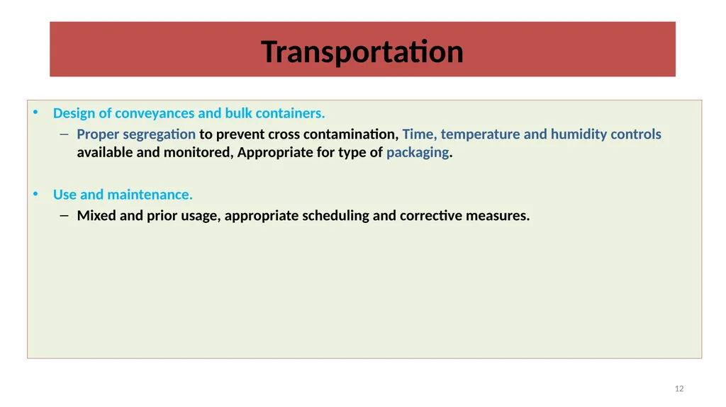 Unit 1 VETERINARY PUBLIC HEALTH AND FOOD SAFETY - slide 12 of 15