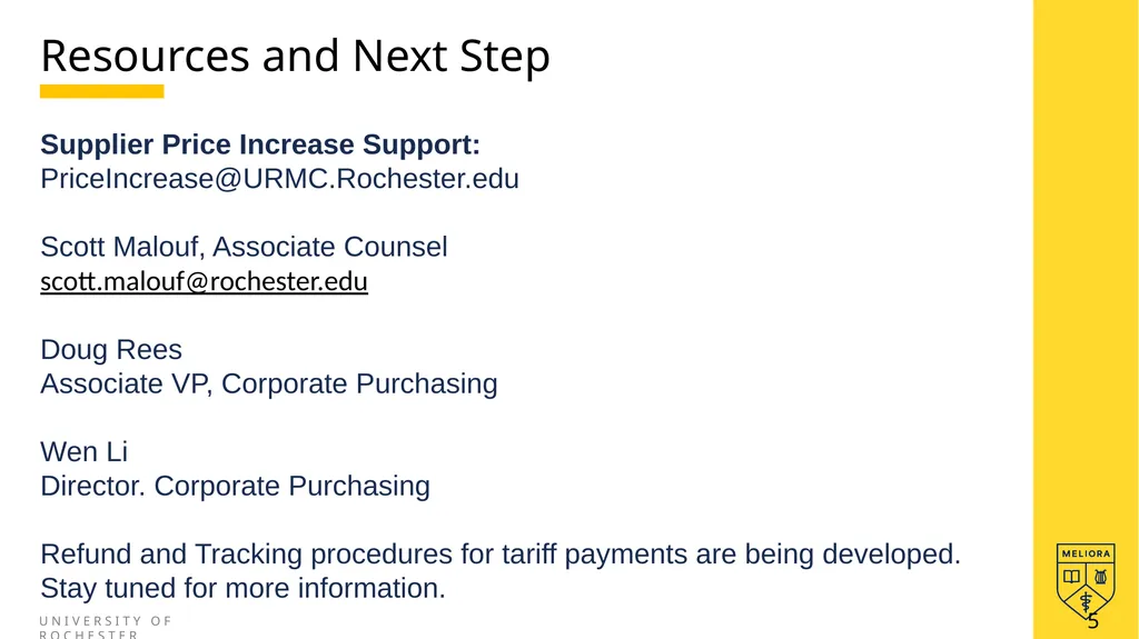 Current IEEPA Tariff Refund Recovery & - slide 5 of 5