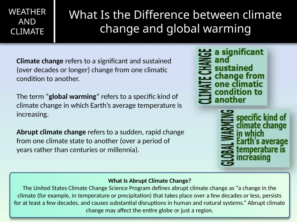 Weather and Climate Introduction Before the end of - slide 7 of 16