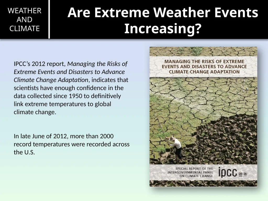 Weather and Climate Introduction Before the end of - slide 16 of 16