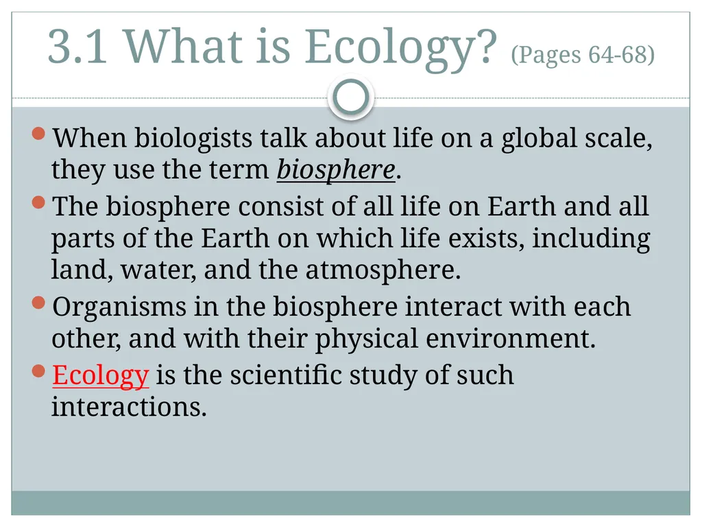 How do living and nonliving parts of the earth - slide 3 of 35