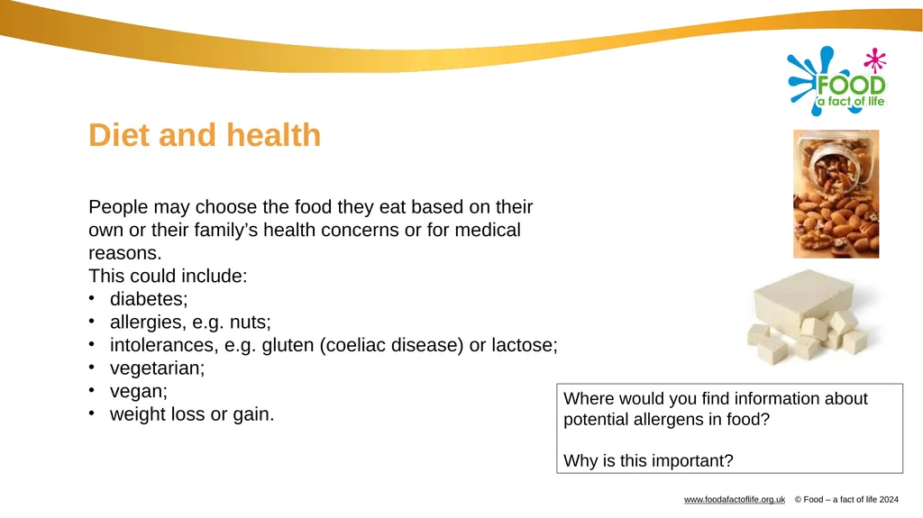 Factors affecting food choice Factors affecting - slide 5 of 32