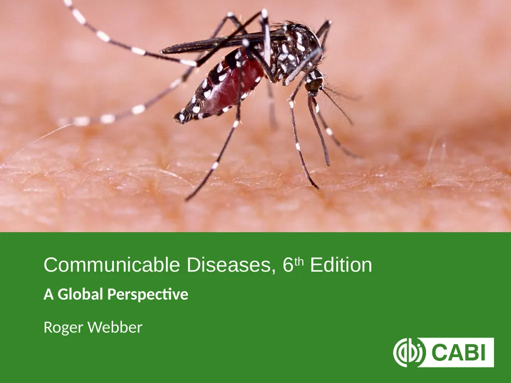 Communicable Diseases, 6th Edition A Global - slide 1 of 14