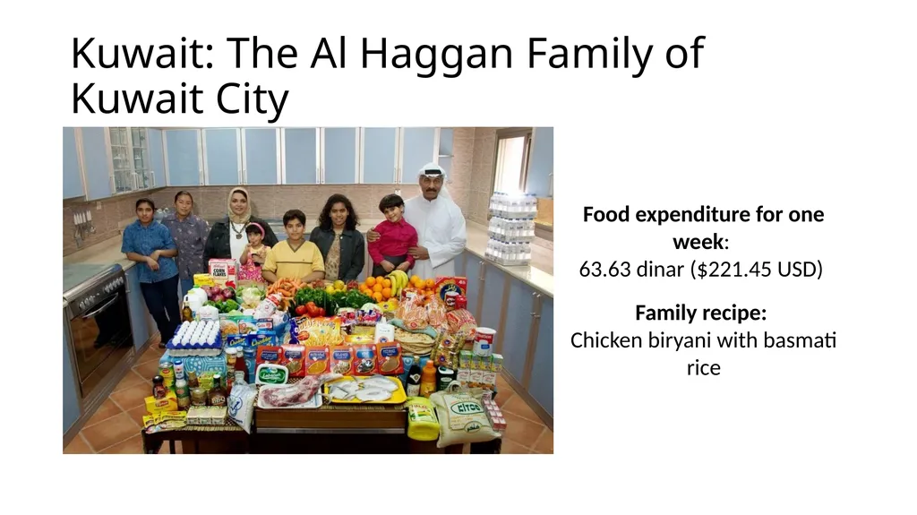 What the World Eats From the Book, Hungry Planet: - slide 7 of 12